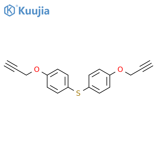 Benzene, 1,1'-thiobis[4-(2-propynyloxy)- structure