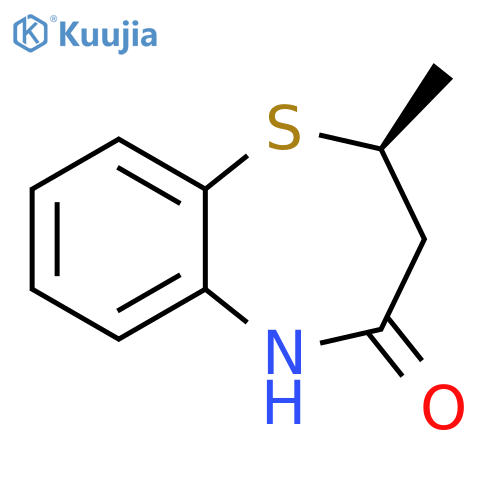 1,5-Benzothiazepin-4(5H)-one, 2,3-dihydro-2-methyl-, (S)- structure