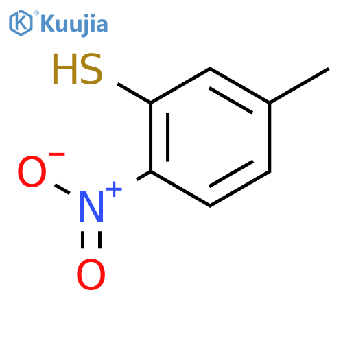 5-methyl-2-nitrobenzene-1-thiol structure