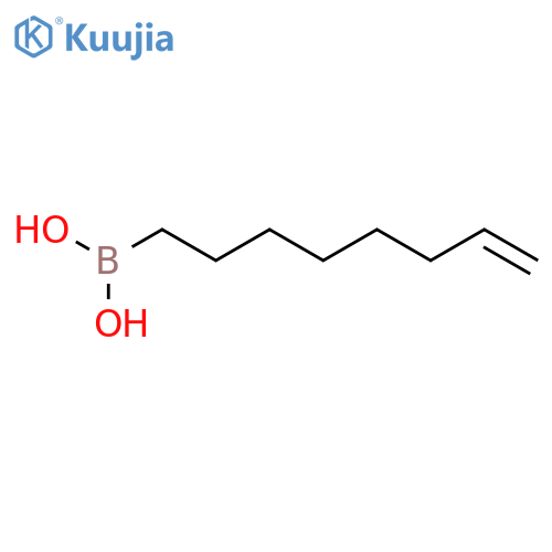 Oct-7-enylboronic acid structure