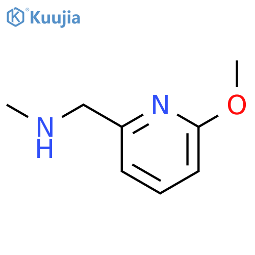 1-(6-methoxypyridin-2-yl)-N-methylmethanamine structure