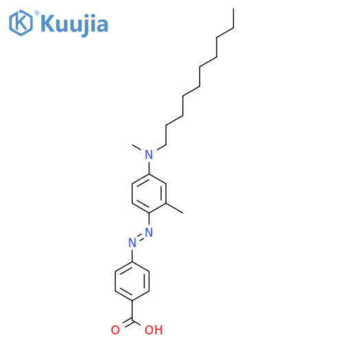 Benzoic acid, 4-[[4-(decylmethylamino)-2-methylphenyl]azo]- structure