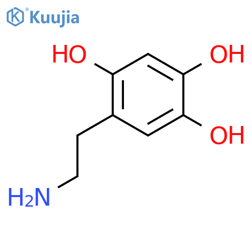 5-(2-Aminoethyl)benzene-1,2,4-triol structure