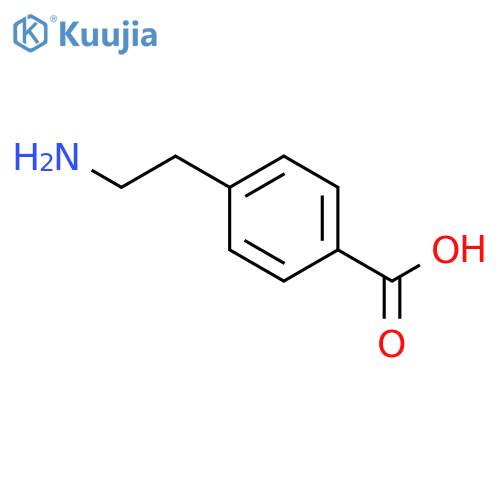 4-(2-Amino-ethyl)benzoic Acid structure