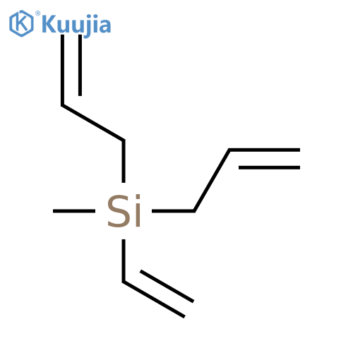 Silane, ethenylmethyldi-2-propenyl- structure