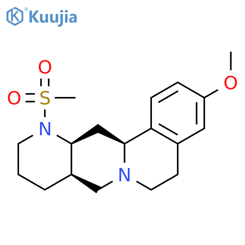 6H-Isoquino[2,1-g][1,6]naphthyridine,5,8,8a,9,10,11,12,12a,13,13a-decahydro-3-methoxy-12-(methylsulfonyl)-,(8aR,12aS,13aS)- structure