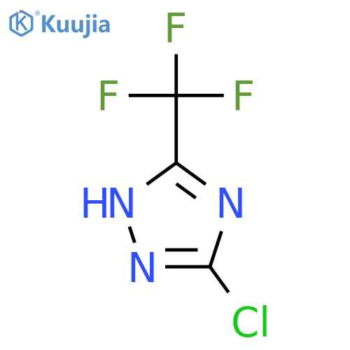3-Chloro-5-(trifluoromethyl)-1H-1,2,4-triazole structure