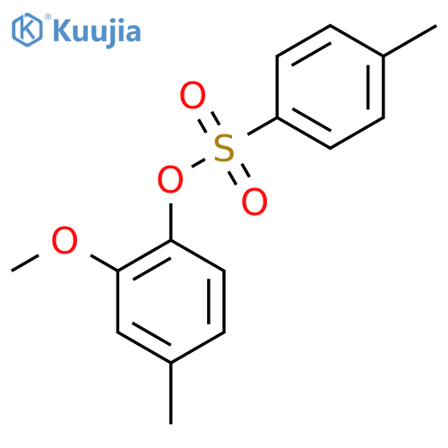 2-Methoxy-4-methylphenyl 4-toluenesulfonate structure