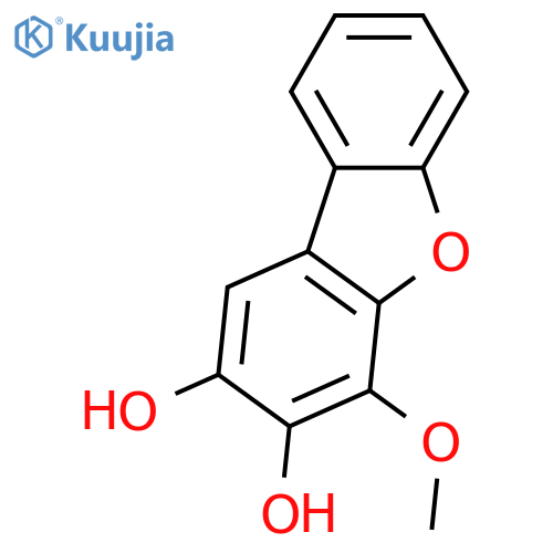 2,3,4-Dibenzofurantriol; 4-Me ether structure
