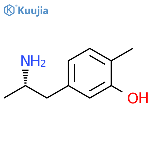 5-(2S)-2-aminopropyl-2-methylphenol structure