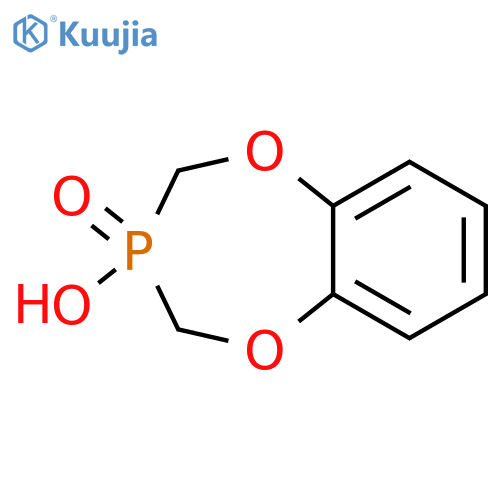2H-1,5,3-Benzodioxaphosphepin,3,4-dihydro-3-hydroxy-, 3-oxide structure