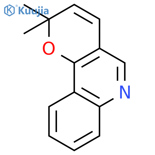 2H-Pyrano[3,2-c]quinoline, 2,2-dimethyl- structure