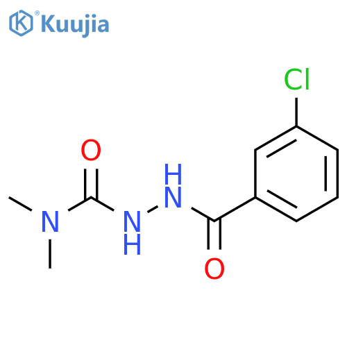 Benzoic acid, 3-chloro-, 2-[(dimethylamino)carbonyl]hydrazide structure