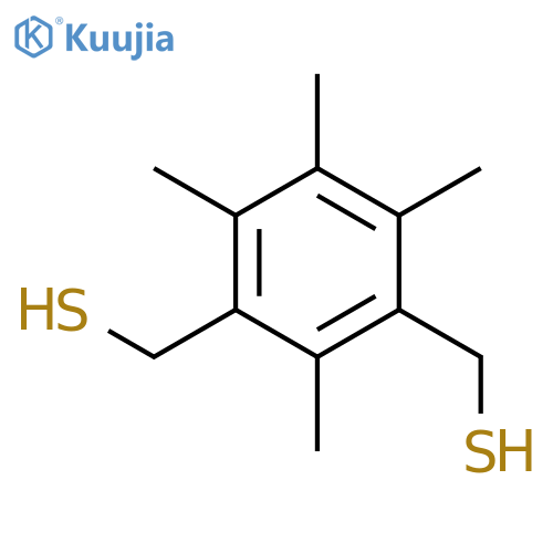 1,3-Benzenedimethanethiol, 2,4,5,6-tetramethyl- structure