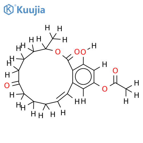 14-O-acetylzearalenone structure