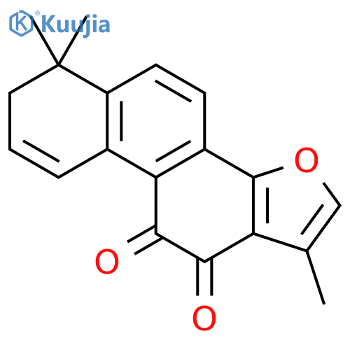 Phenanthro[1,2-b]furan-10,11-dione,6,7-dihydro-1,6,6-trimethyl- structure