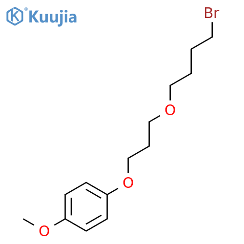 Benzene, 1-[3-(4-bromobutoxy)propoxy]-4-methoxy- structure