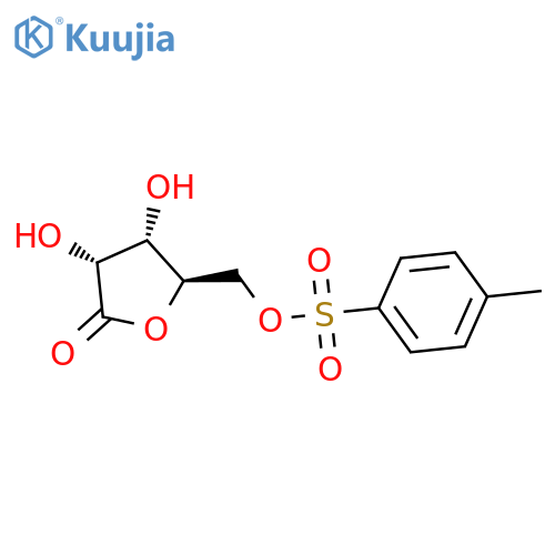 (+)-5-O-(p-Toluolsulfonyl)-D-ribonsaeure-γ-lacton structure