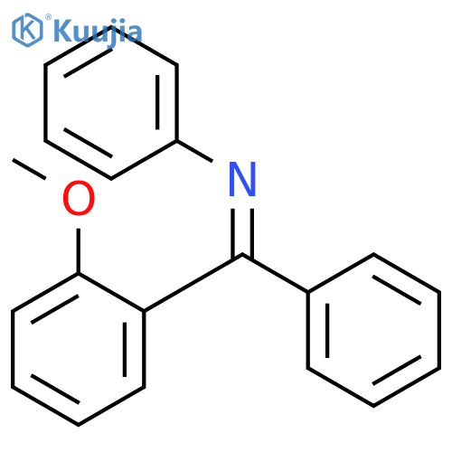 Benzenamine, N-[(2-methoxyphenyl)phenylmethylene]-, (Z)- structure