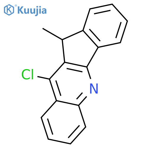 11H-Indeno[1,2-b]quinoline, 10-chloro-11-methyl- structure