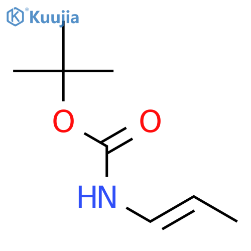 2-Methyl-2-propanyl (1E)-1-propen-1-ylcarbamate structure