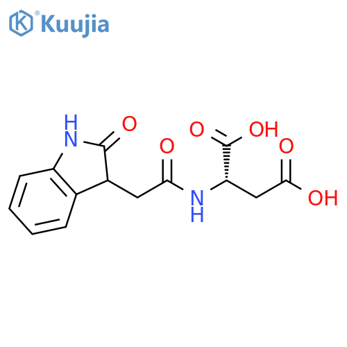 Oxindole-3-acetyl-N-aspartic Acid structure