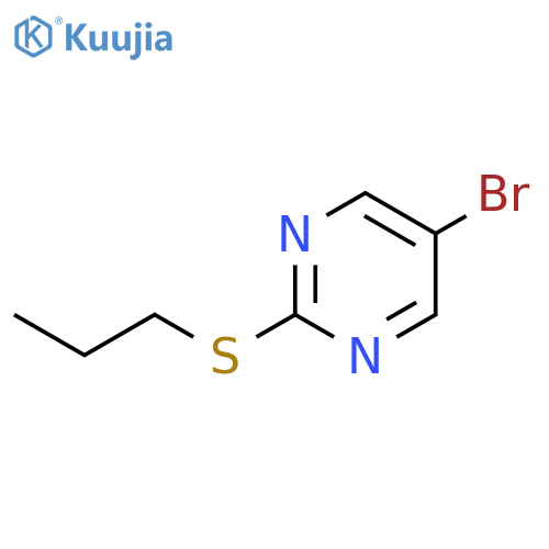 5-Bromo-2-(propylthio)pyrimidine structure