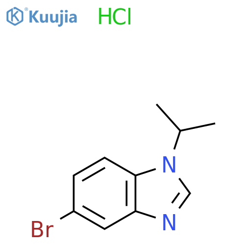 5-Bromo-1-isopropylbenzoimidazole hydrochloride structure