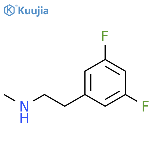 2-(3,5-difluorophenyl)ethyl(methyl)amine structure