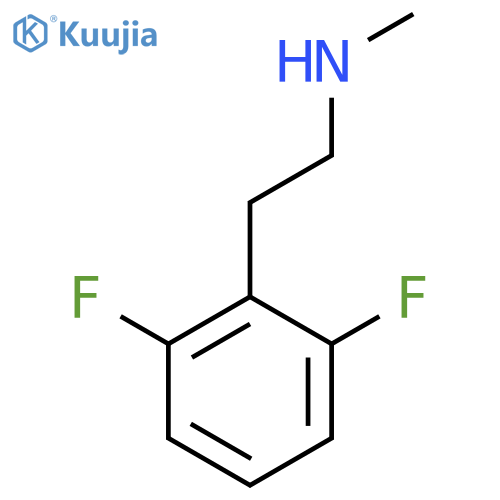2-(2,6-difluorophenyl)ethyl(methyl)amine structure