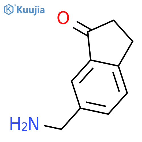 6-(aminomethyl)-2,3-dihydro-1H-inden-1-one structure