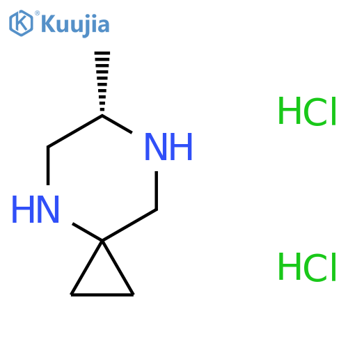 (S)-6-Methyl-4,7-diazaspiro[2.5]octane 2hcl structure