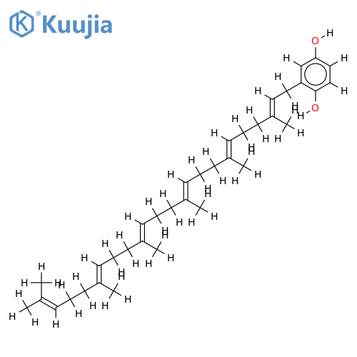 Hexaprenylhydroquinone structure