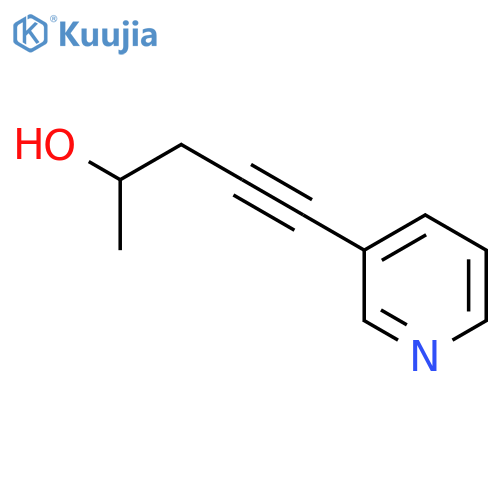 5-(Pyridin-3-yl)pent-4-yn-2-ol structure