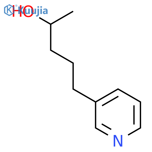 5-(Pyridin-3-yl)pentan-2-ol structure