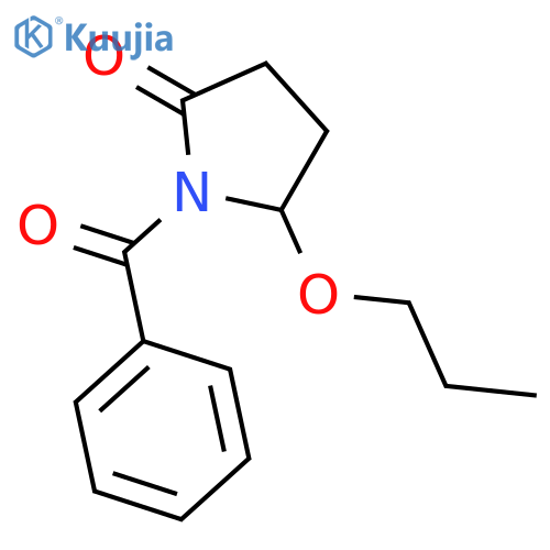 2-Pyrrolidinone, 1-benzoyl-5-propoxy- structure