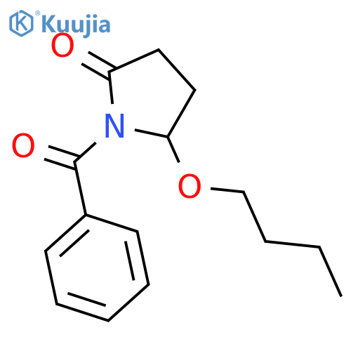 2-Pyrrolidinone, 1-benzoyl-5-butoxy- structure
