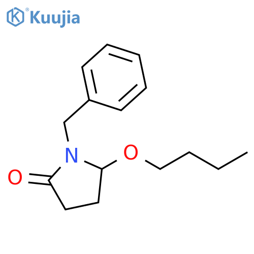1-benzyl-5-butoxy-pyrrolidin-2-one structure