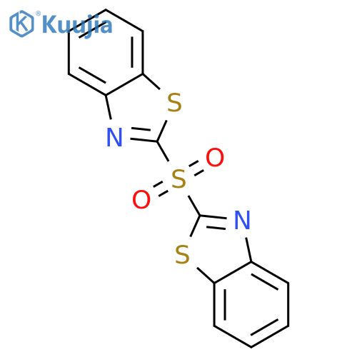 Benzothiazole, 2,2'-sulfonylbis- structure