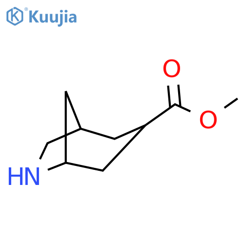 6-Azabicyclo[3.2.1]octane-3-carboxylic acid methyl ester structure