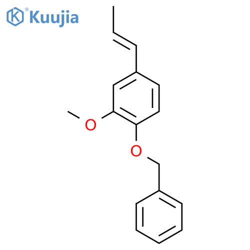 1-(Benzyloxy)-2-methoxy-4-(prop-1-en-1-yl)benzene structure