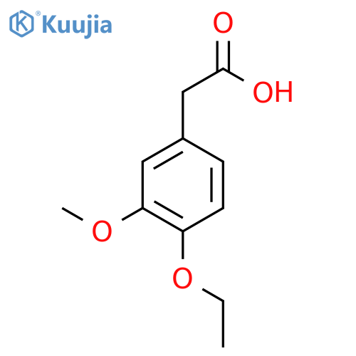 4-Ethoxy-3-methoxyphenylacetic acid structure