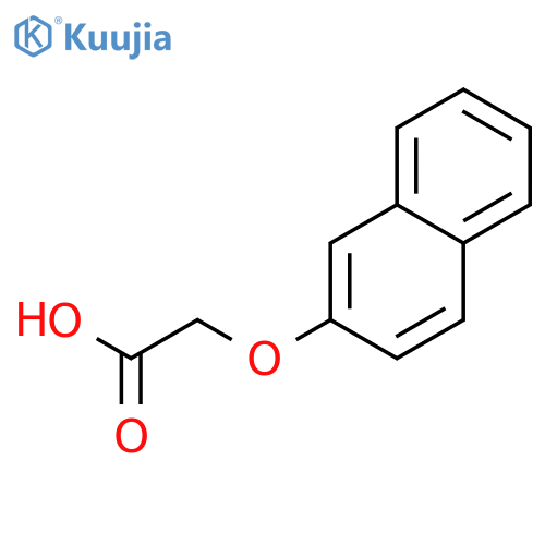 2-(naphthalen-2-yloxy)acetic acid structure