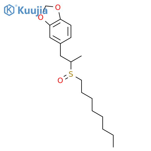 Piperonyl sulfoxide structure