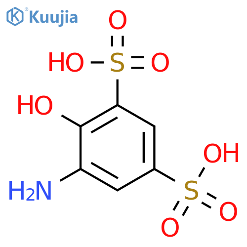 5-Amino-4-hydroxybenzene-1,3-disulfonic acid structure