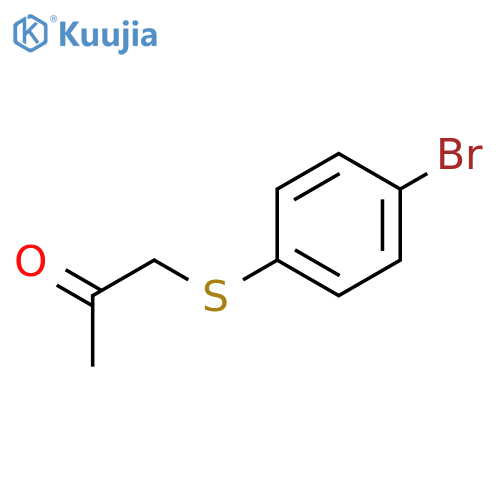 2-Propanone, 1-[(4-bromophenyl)thio]- structure