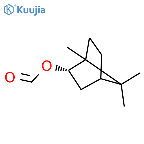 Bicyclo[2.2.1]heptan-2-ol,1,7,7-trimethyl-, 2-formate, (1R,2R,4R)-rel- structure