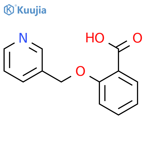 2-(Pyridin-3-ylmethoxy)benzoic Acid structure