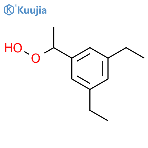 Hydroperoxide, 1-(3,5-diethylphenyl)ethyl structure