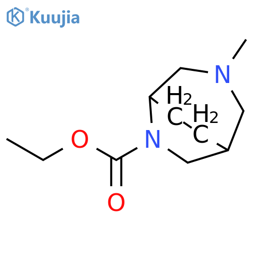 3,6-Diazabicyclo[3.2.2]nonane-6-carboxylic acid, 3-methyl-, ethyl ester structure